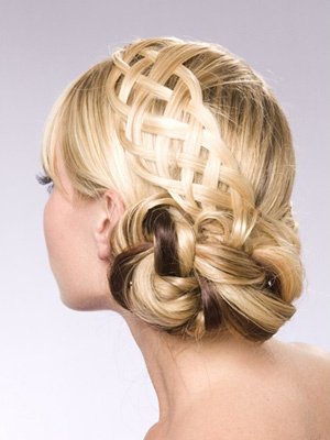 chignon tressé